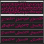 Rosa Authentic Baseball Custom Fashion Weiß-Schwarz Jersey Split Rosa Authentic Baseball Custom Fashion Weiß-Schwarz Jersey Split