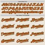 Custom Baseball Orange-Grün Creme Nadelstreifen Authentic Jersey Navy Custom Baseball Orange-Grün Creme Nadelstreifen Authentic Jersey Navy