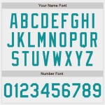 Teal Custom Weiß Authentic Jersey Baseball Teal Custom Weiß Authentic Jersey Baseball