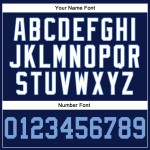 Custom Authentic Jersey Navy Weiß Baseball Nadelstreifen Blau-Weiß Hell Custom Authentic Jersey Navy Weiß Baseball Nadelstreifen Blau-Weiß Hell