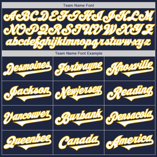Tone Baseball Authentic Jersey Weiß-Gold Zwei Custom Navy Tone Baseball Authentic Jersey Weiß-Gold Zwei Custom Navy