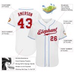 Jersey Baseball Rot-Hellweiß Blau Authentic Custom Jersey Baseball Rot-Hellweiß Blau Authentic Custom
