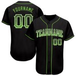 Grün-Weiß Drift Custom Baseball Jersey Schwarz Fashion Authentic Neon Grün-Weiß Drift Custom Baseball Jersey Schwarz Fashion Authentic Neon