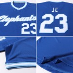White-Light Jersey Baseball Royal Rib-Strick Custom Blue Authentic Throwback Shirt White-Light Jersey Baseball Royal Rib-Strick Custom Blue Authentic Throwback Shirt