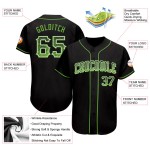 Grün-Weiß Drift Custom Baseball Jersey Schwarz Fashion Authentic Neon Grün-Weiß Drift Custom Baseball Jersey Schwarz Fashion Authentic Neon