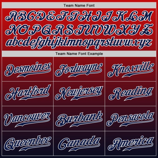 Baseball Rot Jersey Fashion Fade Navy-Weiß Custom Authentic Baseball Rot Jersey Fashion Fade Navy-Weiß Custom Authentic