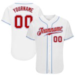 Jersey Baseball Rot-Hellweiß Blau Authentic Custom Jersey Baseball Rot-Hellweiß Blau Authentic Custom