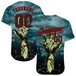 Authentische 3D Custom Night Trick Baseball Horror Jersey Halloween Muster Leckerli Authentische 3D Custom Night Trick Baseball Horror Jersey Halloween Muster Leckerli