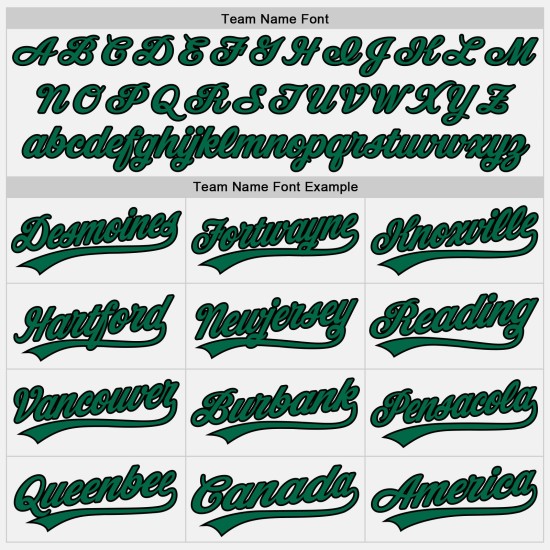 Baseball Jersey Kelly Weiß Schwarz Custom Grün Authentic Nadelstreifen Baseball Jersey Kelly Weiß Schwarz Custom Grün Authentic Nadelstreifen