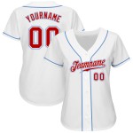 Jersey Baseball Rot-Hellweiß Blau Authentic Custom Jersey Baseball Rot-Hellweiß Blau Authentic Custom