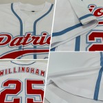 Jersey Baseball Rot-Hellweiß Blau Authentic Custom Jersey Baseball Rot-Hellweiß Blau Authentic Custom