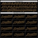 Baseball Schwarzes Trikot Gold Authentic Custom Schwarz-Old Baseball Schwarzes Trikot Gold Authentic Custom Schwarz-Old