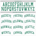 Baseball Custom Grün Throwback Rippstrick Kelly Authentic Shirt Jersey Weiß Baseball Custom Grün Throwback Rippstrick Kelly Authentic Shirt Jersey Weiß