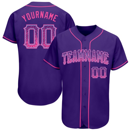 Custom Jersey Blau Baseball Fashion Lila Authentic Drift Pink-Light Custom Jersey Blau Baseball Fashion Lila Authentic Drift Pink-Light