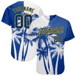 Kokosnuss-Muster 3D-Design Jersey Authentische benutzerdefinierte Hawaii Baseball Bäume Kokosnuss-Muster 3D-Design Jersey Authentische benutzerdefinierte Hawaii Baseball Bäume
