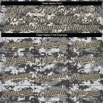 Jersey Steel Camo Authentic bis Grau-Creme Custom Baseball Salute Service Jersey Steel Camo Authentic bis Grau-Creme Custom Baseball Salute Service