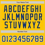 Nadelstreifen Royal-Weiß Authentic Gelb Baseball Jersey Royal Custom Nadelstreifen Royal-Weiß Authentic Gelb Baseball Jersey Royal Custom