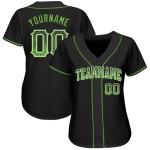 Grün-Weiß Drift Custom Baseball Jersey Schwarz Fashion Authentic Neon Grün-Weiß Drift Custom Baseball Jersey Schwarz Fashion Authentic Neon