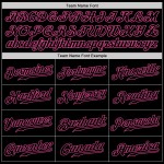 Baseball Schwarz-Rosa Trikot Custom Schwarz Authentic Baseball Schwarz-Rosa Trikot Custom Schwarz Authentic