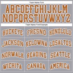 Texas Authentic Baseball Orange-Weiß Graues Trikot Custom Texas Authentic Baseball Orange-Weiß Graues Trikot Custom