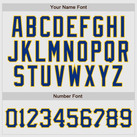 Nadelstreifenärmel Jersey Weiß Royal-Gold Authentic Baseball Raglan Royal Custom Nadelstreifenärmel Jersey Weiß Royal-Gold Authentic Baseball Raglan Royal Custom