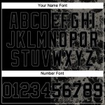 Grau Schwarz Stahl 3D Schädel Jersey Authentische Custom Baseball Mode Grau Schwarz Stahl 3D Schädel Jersey Authentische Custom Baseball Mode