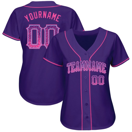 Custom Jersey Blau Baseball Fashion Lila Authentic Drift Pink-Light Custom Jersey Blau Baseball Fashion Lila Authentic Drift Pink-Light