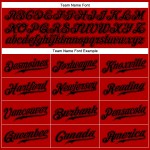 Authentisches rotes schwarzes benutzerdefiniertes Baseball-Trikot Authentisches rotes schwarzes benutzerdefiniertes Baseball-Trikot